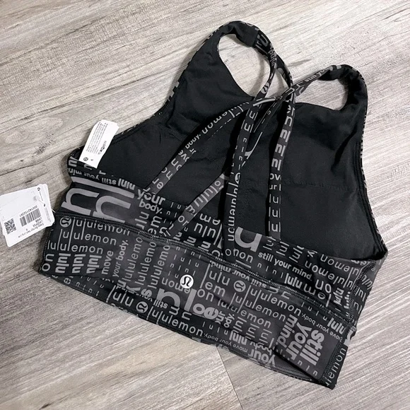 nwt lululemon energy bra high neck long line - Picture 7 of 8